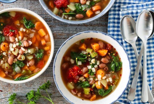 Image: TOSCANSK GRØNNSAKSUPPE MED BACON